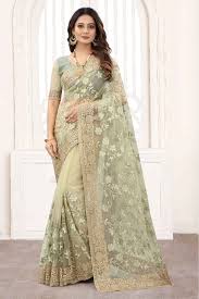 Designer Net Sarees